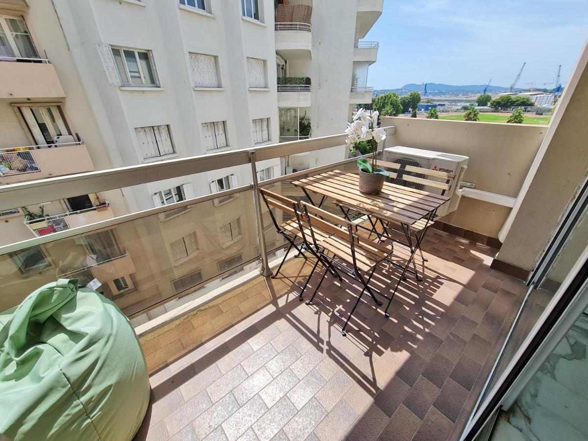 Gregbnb - T2 Pleine Ville - Climatise - Balcon - 1 Toulon Buitenkant foto